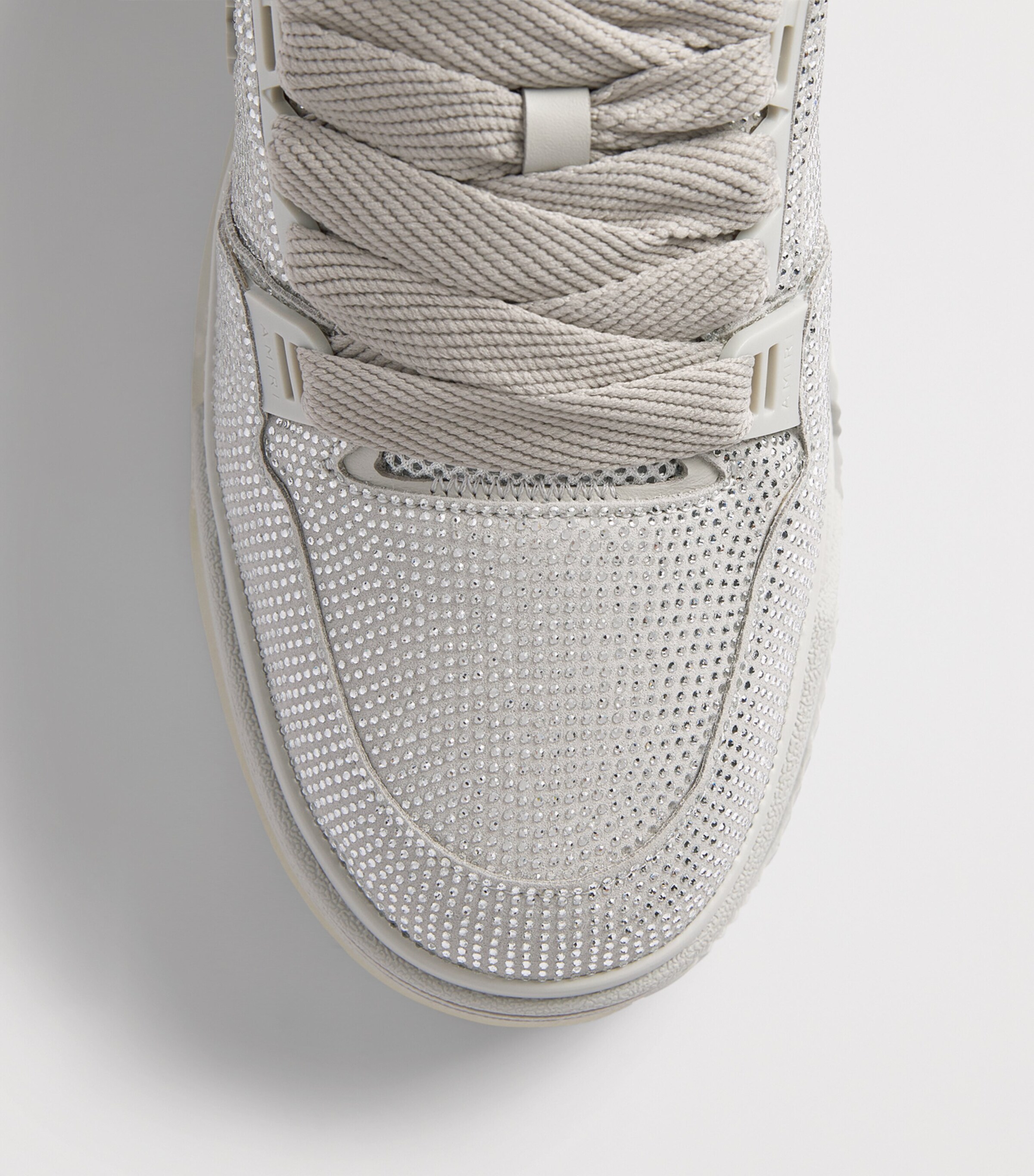 AMIRI Crystal MA-1 Sneakers Silver Grey Image 5