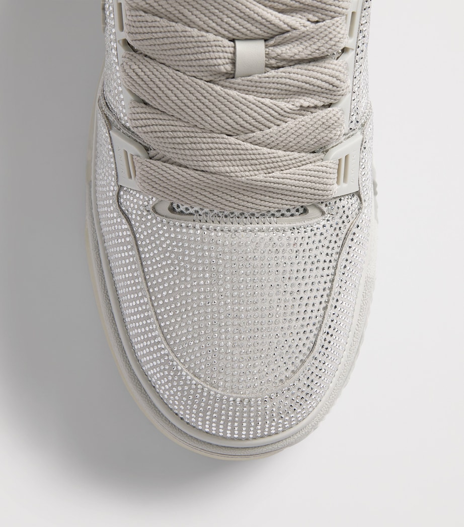 AMIRI Crystal MA-1 Sneakers Silver Grey Image 5