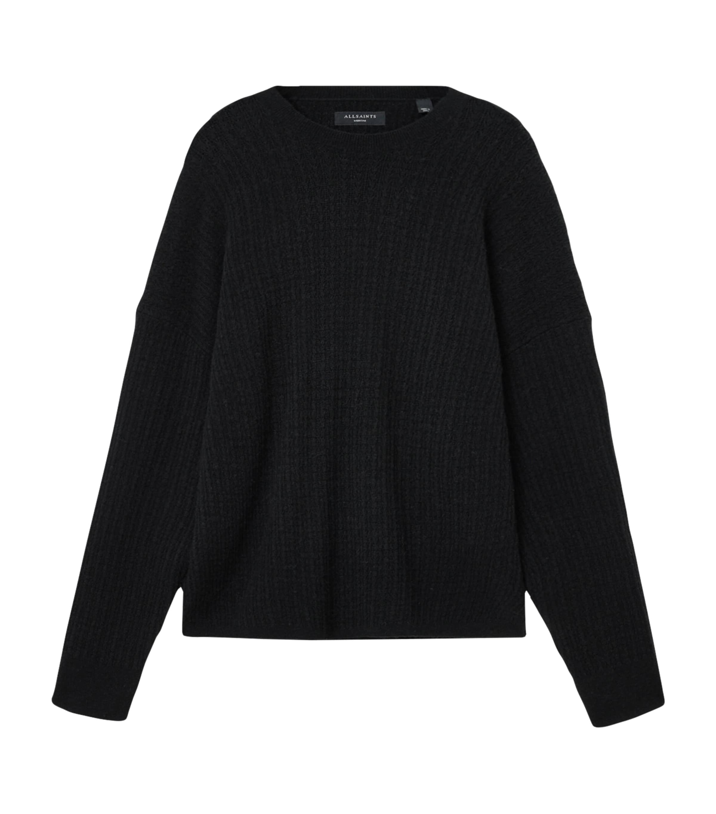 Allsaints Hades Crewneck Sweater In Blue