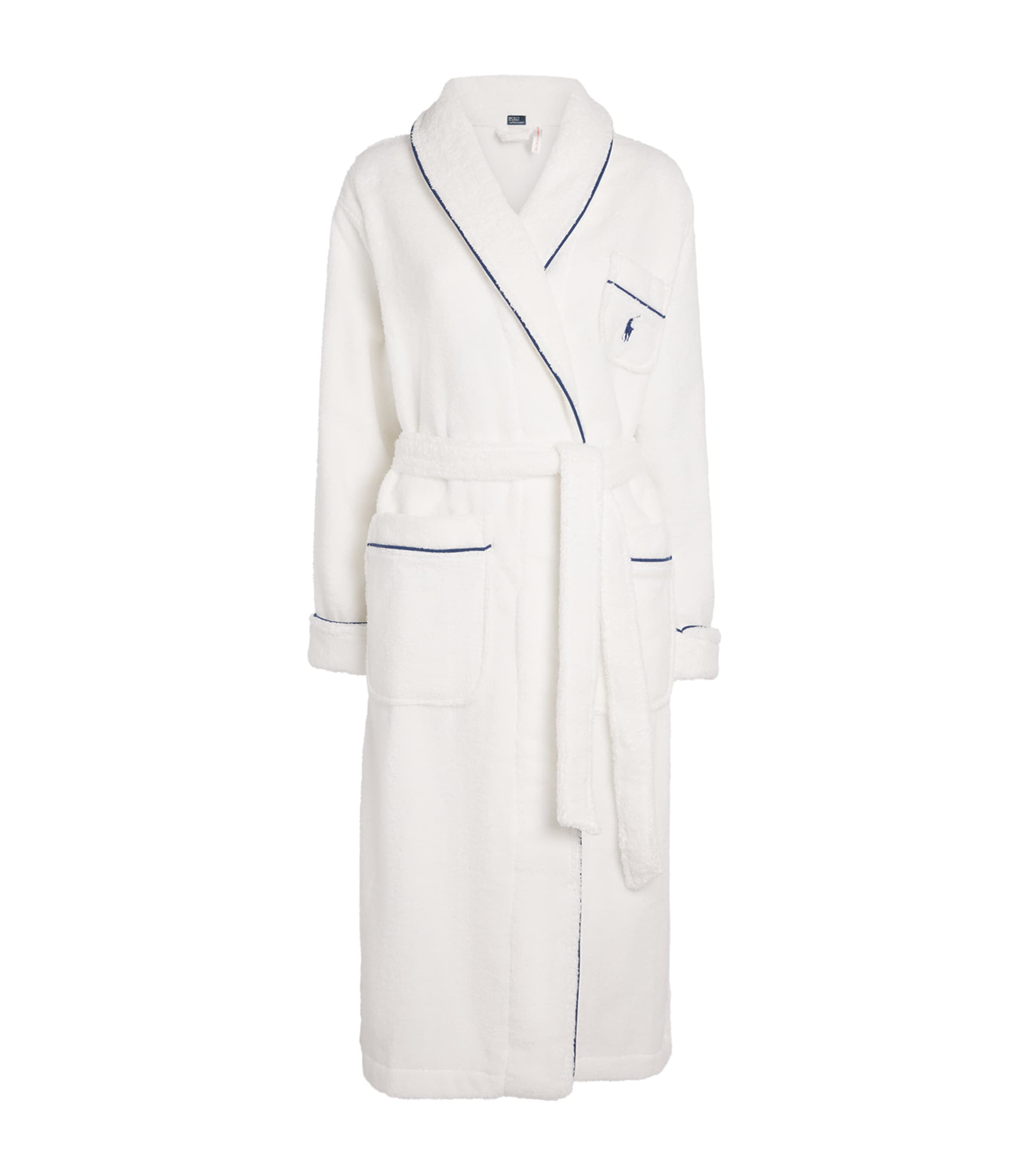 Polo Ralph Lauren Cotton Terry Robe In White