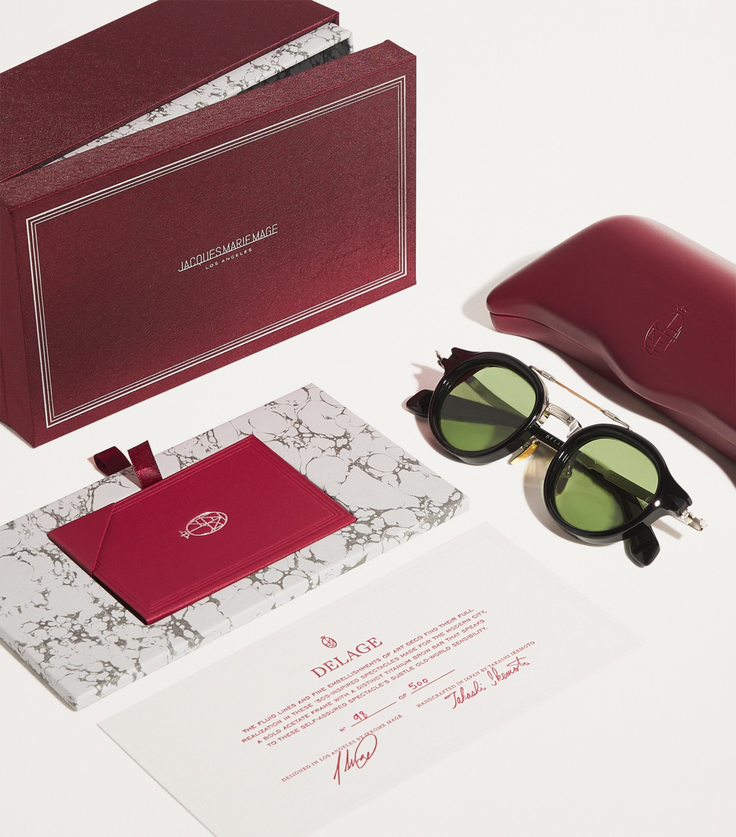 Jacques Marie Mage Delage Sunglasses Light Green Image 5
