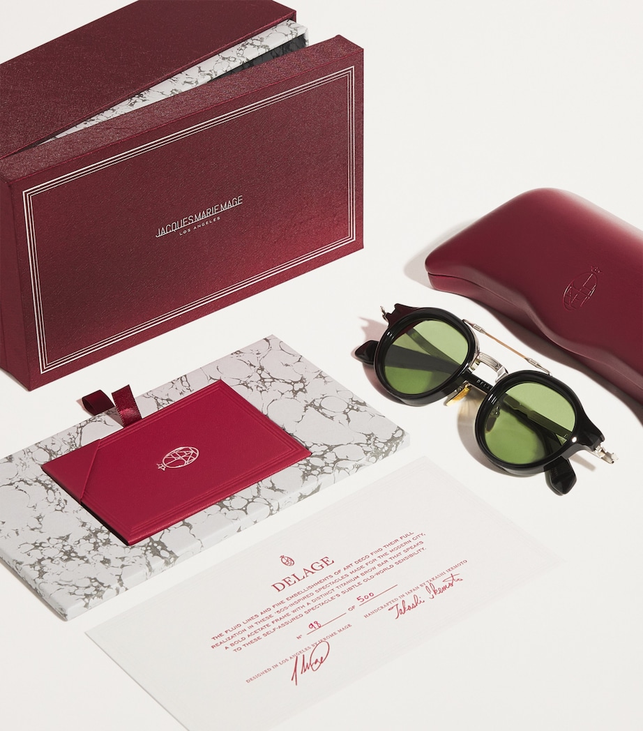 Jacques Marie Mage Delage Sunglasses Light Green Image 5