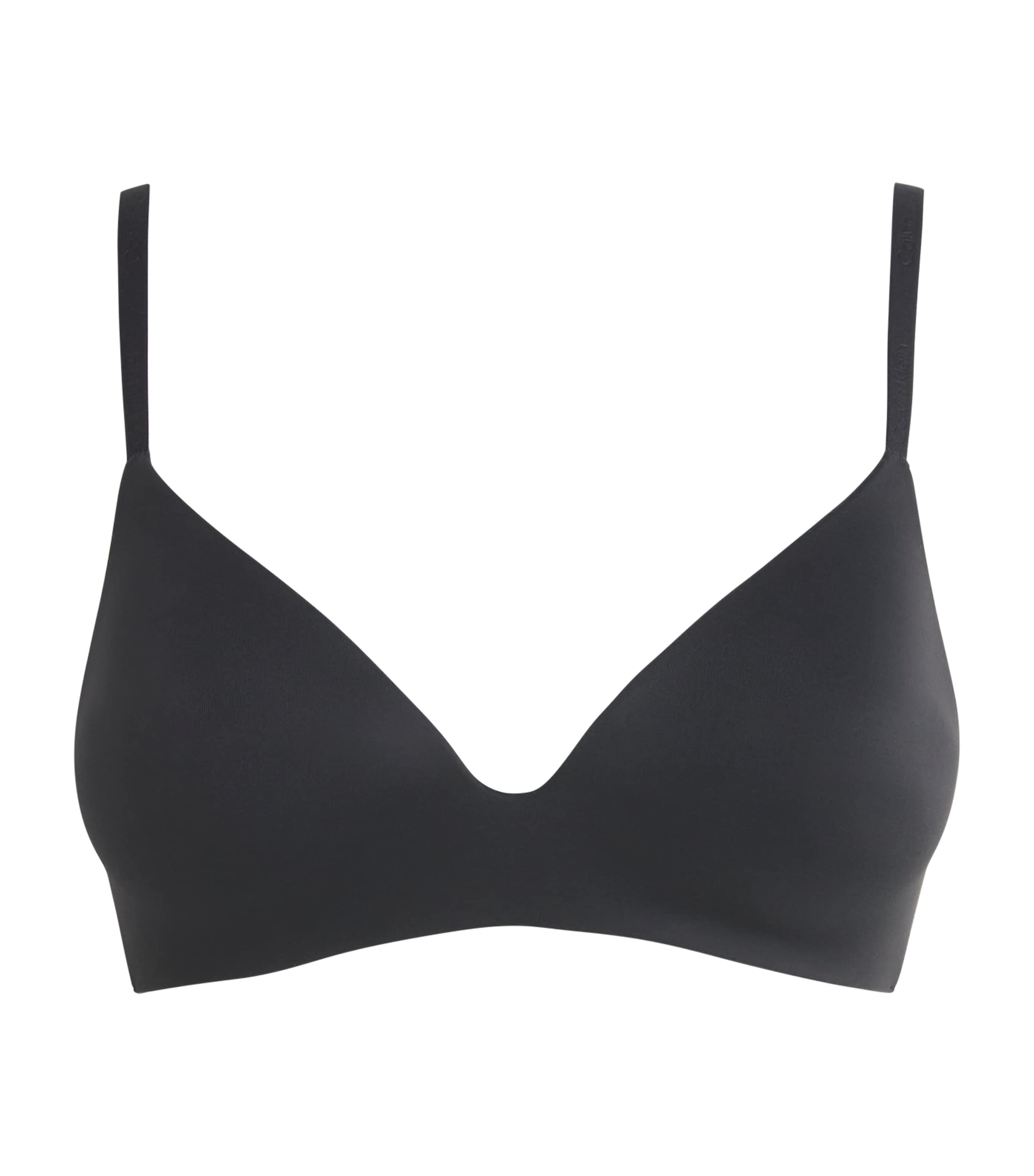 Calvin Klein Womens Perfectly Fit Wirefree T-Shirt Bra Black Image 1