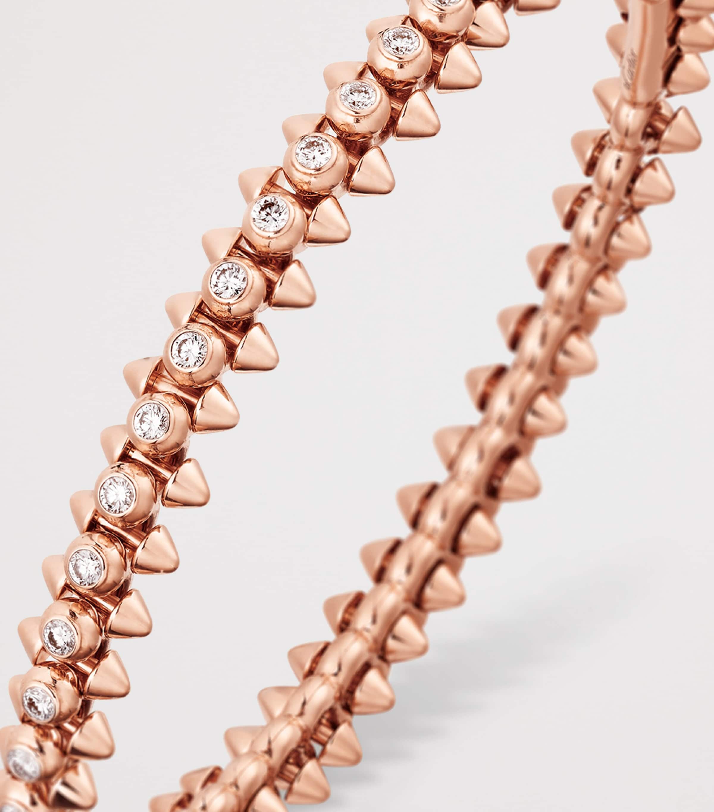 Rose Gold and Diamond Clash de Cartier Bracelet ROSE GOLD Image 6