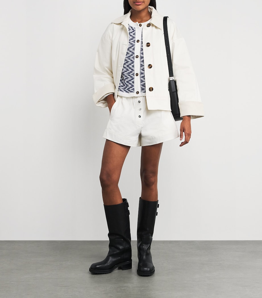 Button-Up Olivia Sweater Vest CLOUD/NAVY Image 2