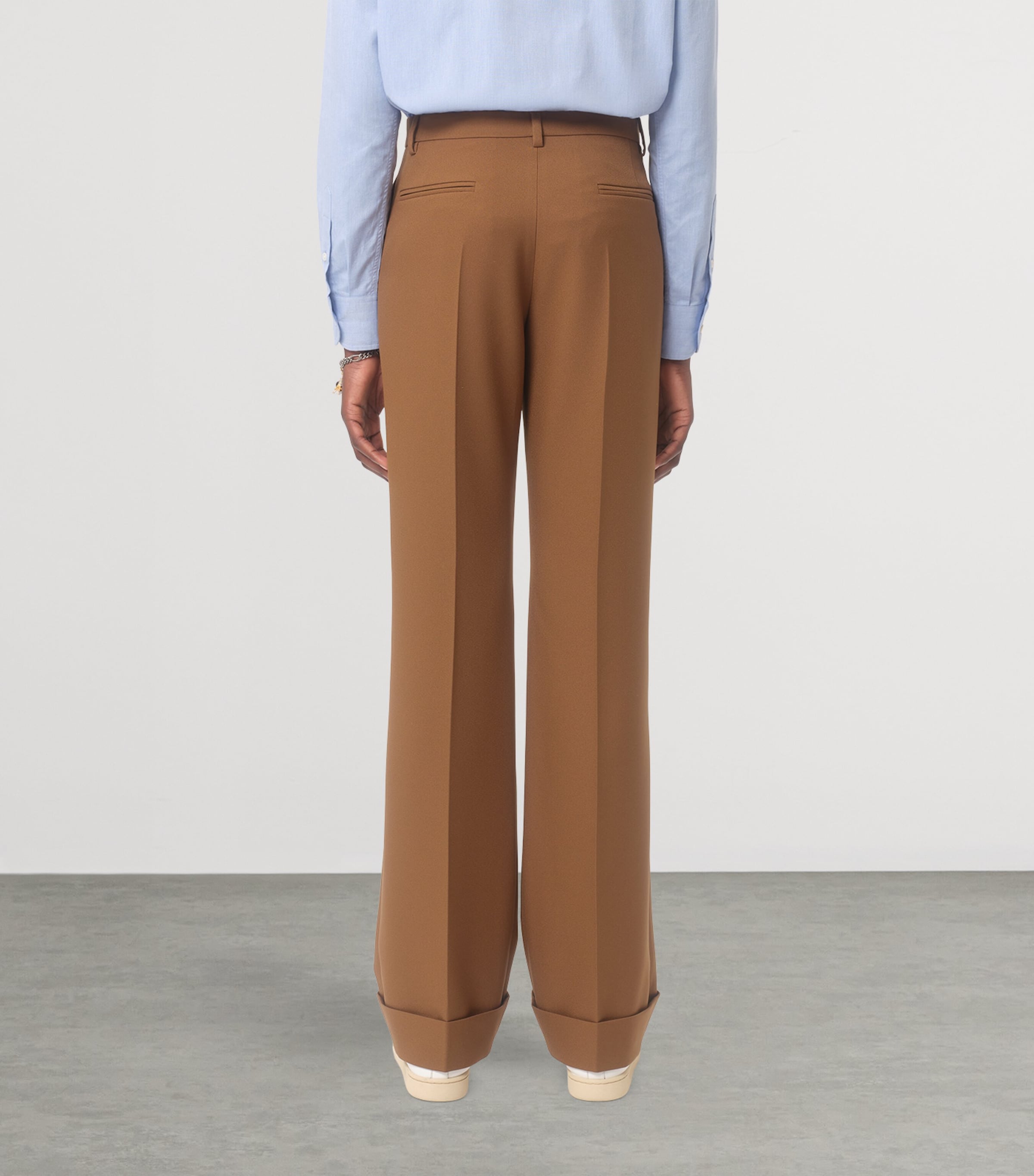 Valentino Garavani Mens Straight-Leg Trousers Image 4