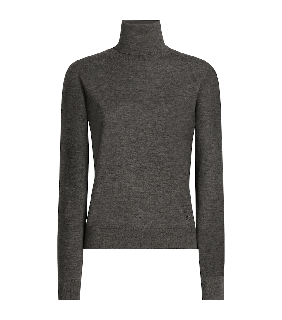 Cashmere Rollneck Sweater N4032-GREY Image 1