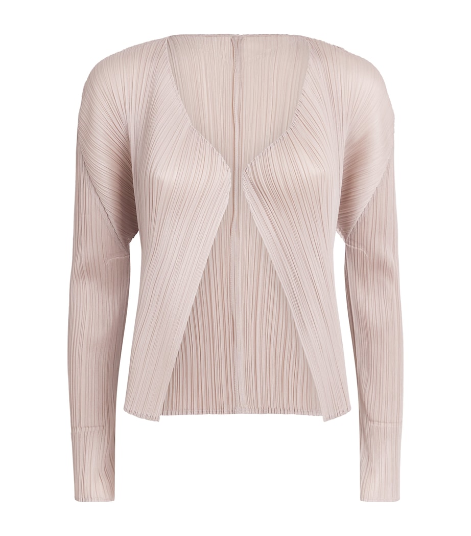 Pleats Please Issey Miyake Womens New Colorful Basics Cardigan Image 1