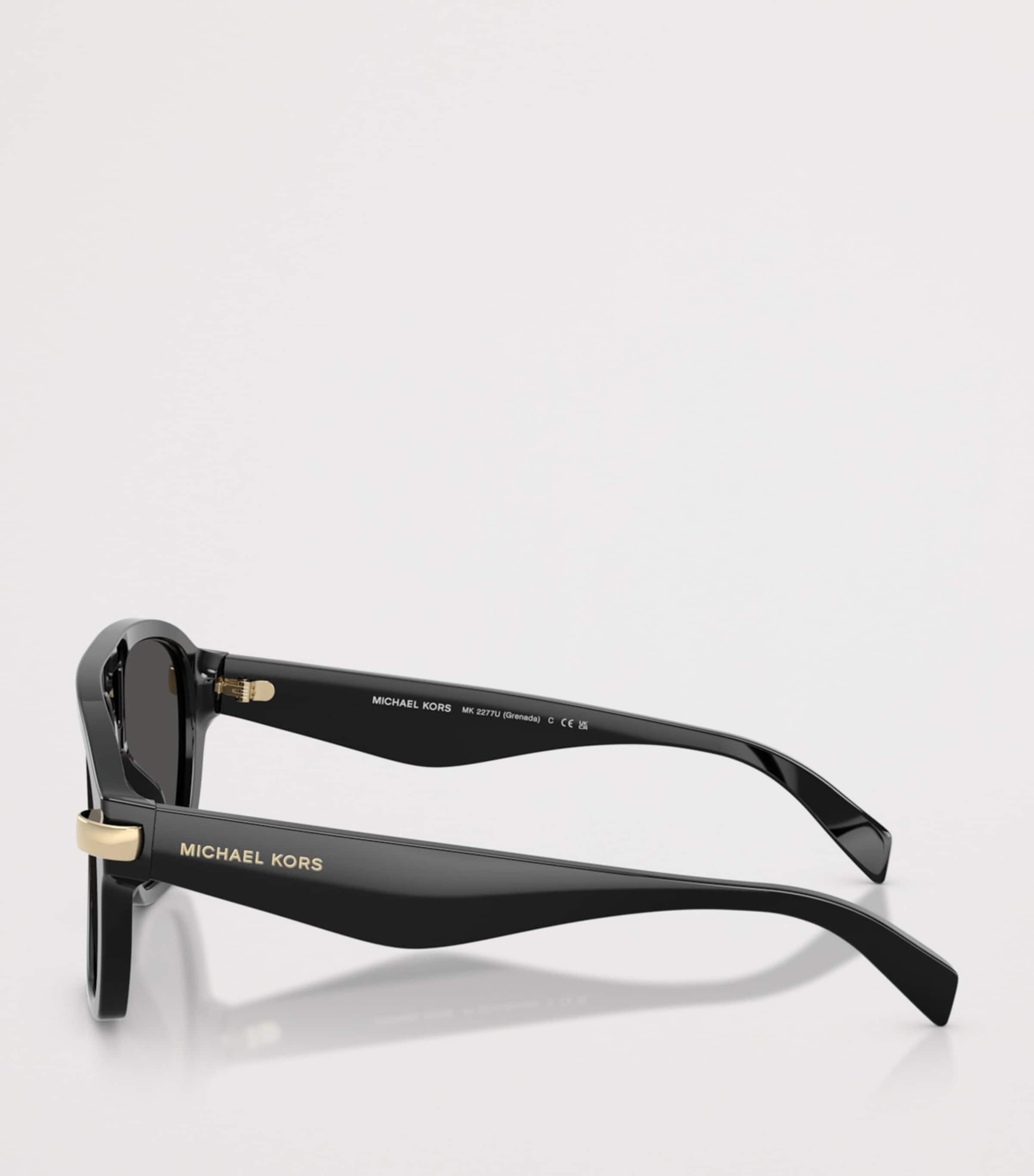 Michael Kors Grenada Pilot Sunglasses Black Image 3