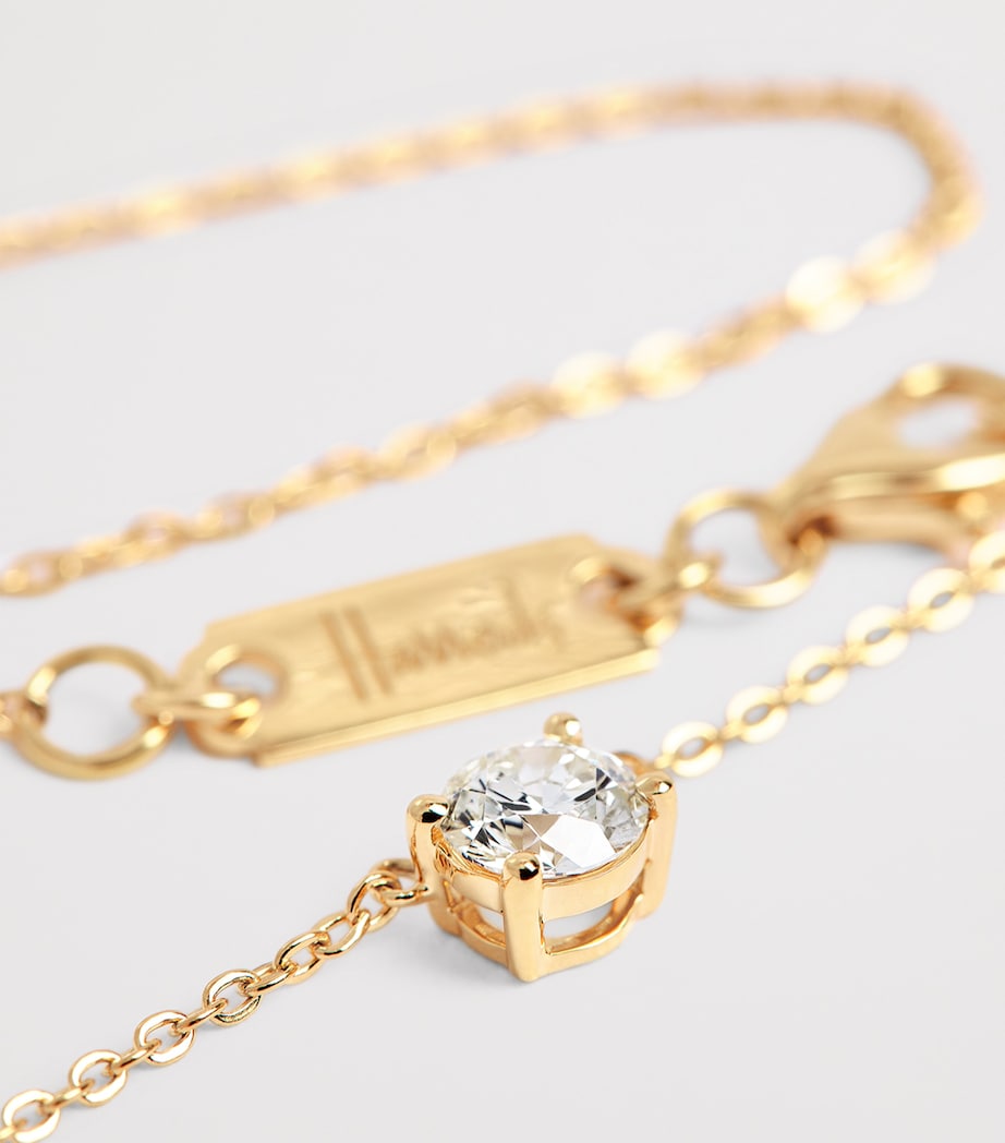 Yellow Gold and Diamond Pendant Necklace (0.50ct) YELLOW GOLD Image 5