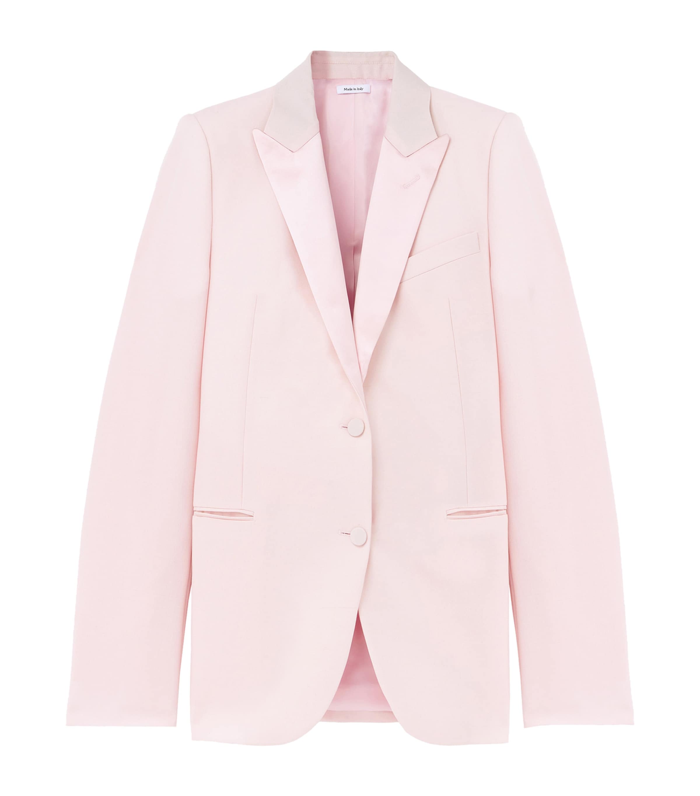Alexander Mcqueen Wool Ruffle Asymmetric Blazer In Purple