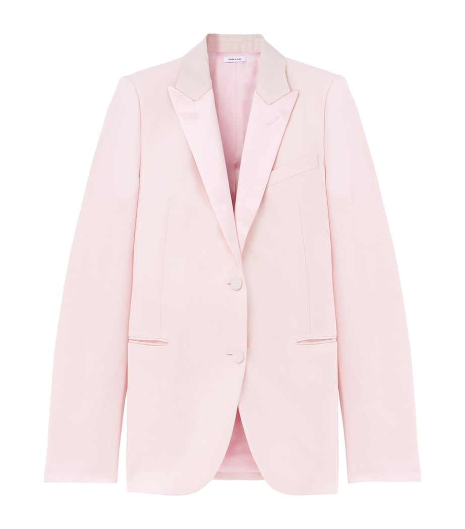 Wool Ruffle Asymmetric Blazer 5009 Image 1