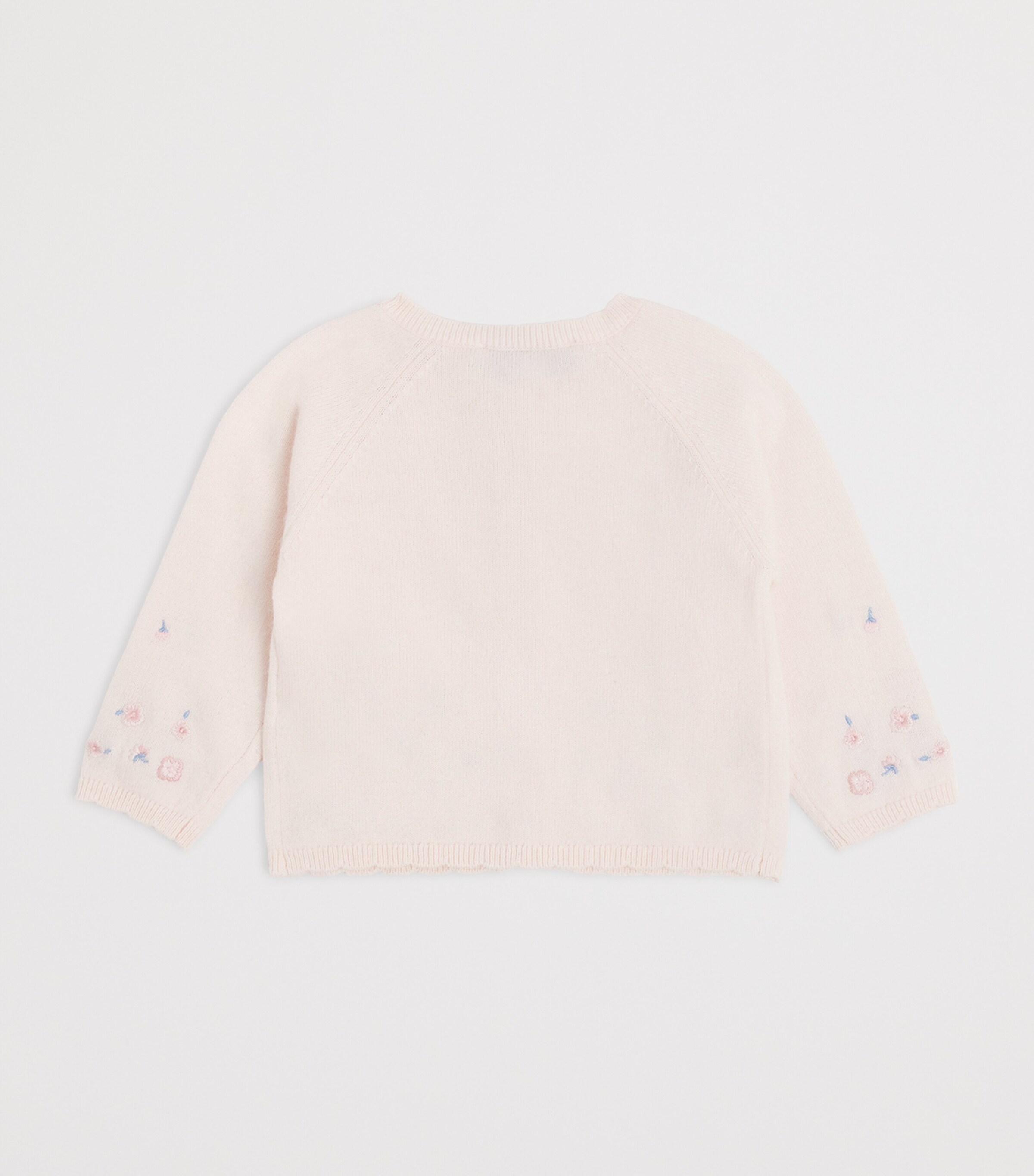 Wool-Blend Floral-Embroidered Cardigan (3 Months-4 Years) 31ROSE P LE Image 2