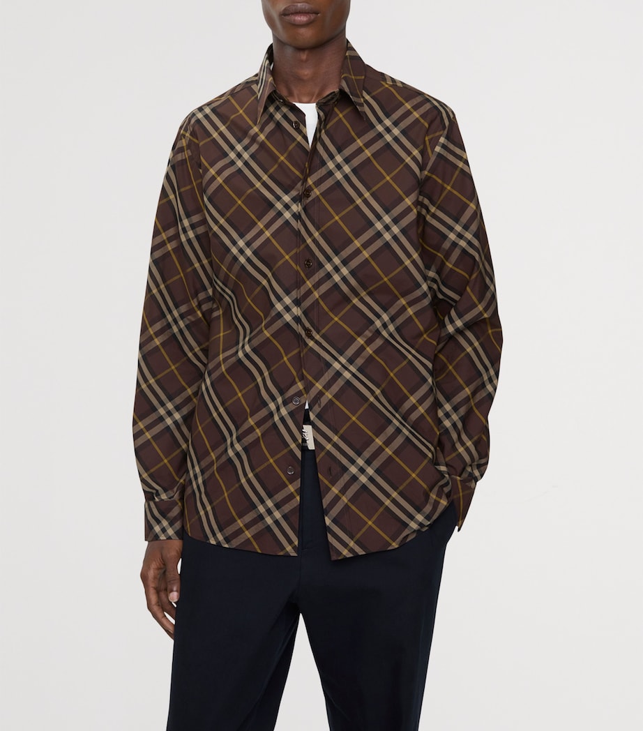 Cotton Check Shirt TRUFFLE IP CHECK Image 2