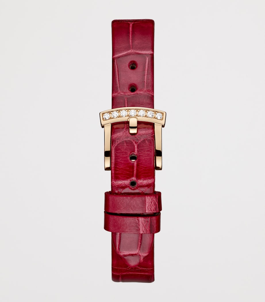 Rose Gold, Diamond and Carnelian L'Heure du Diamant Watch 26mm 18K ROSE GOLD Image 4