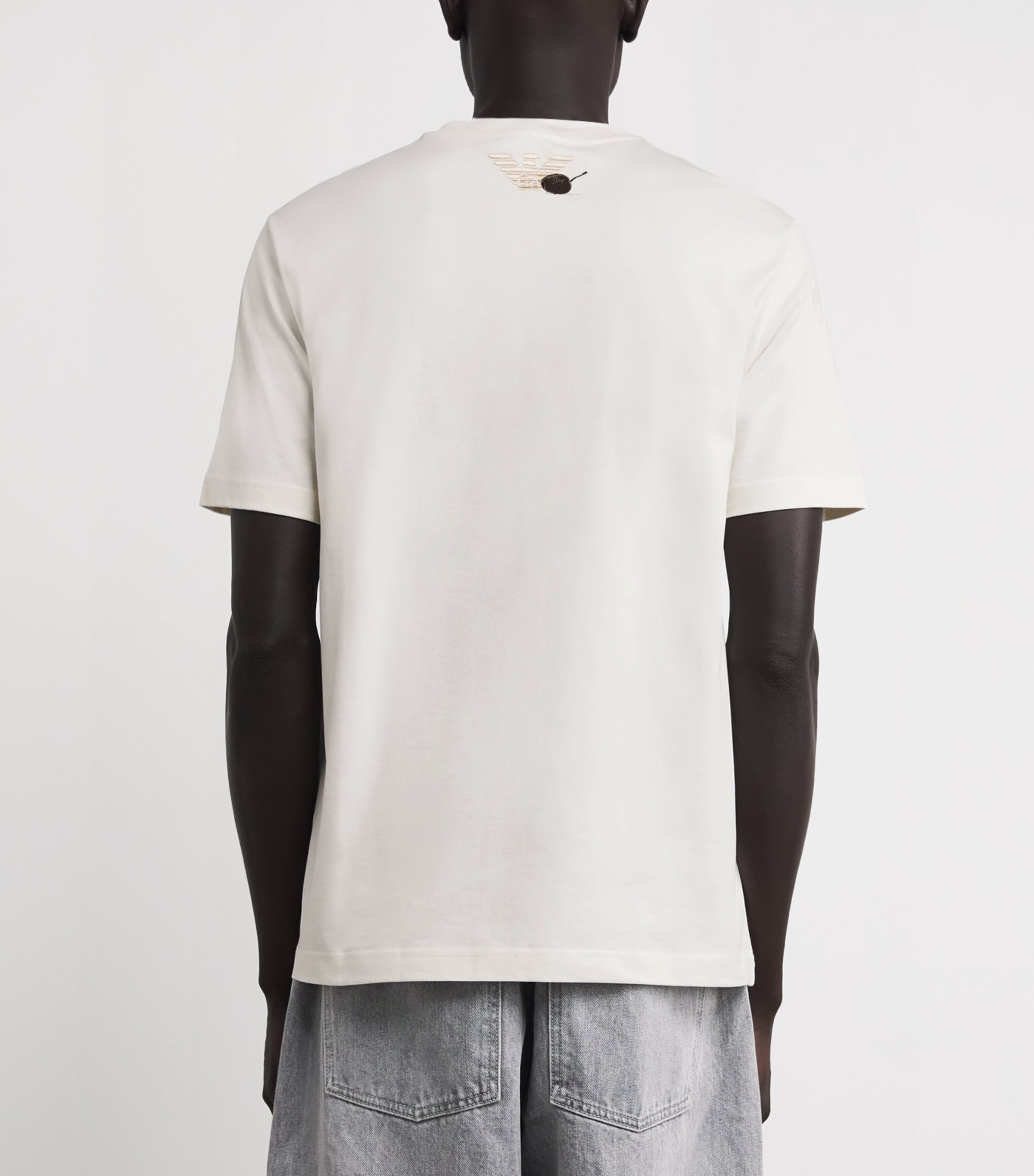 Cotton Card Print T-Shirt U0005 Image 4