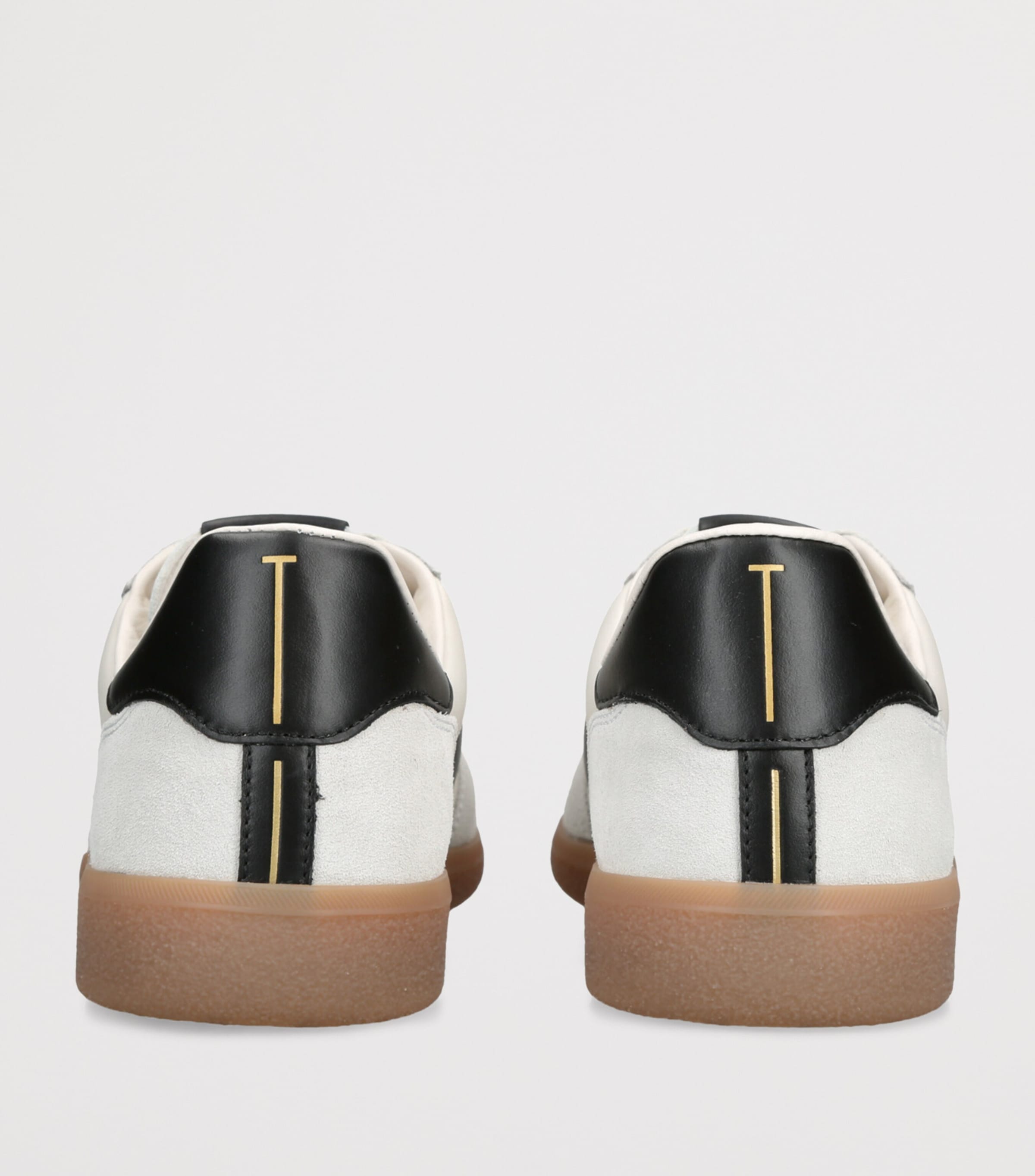 Leather T Sneakers WHITE/BLK Image 2