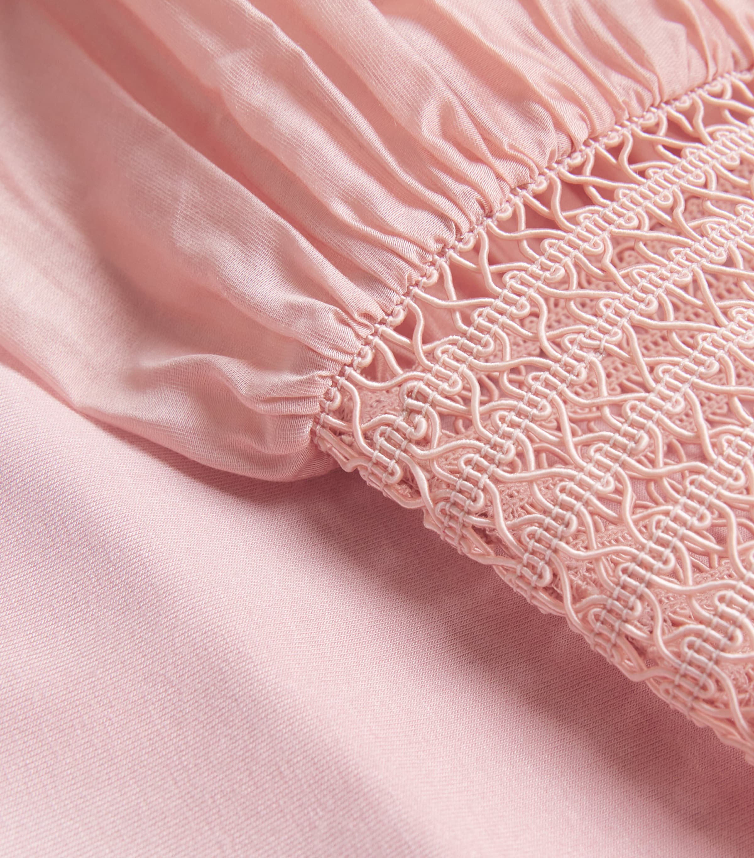 Balloon Sleeve Blouse SMOKE PINK Image 5