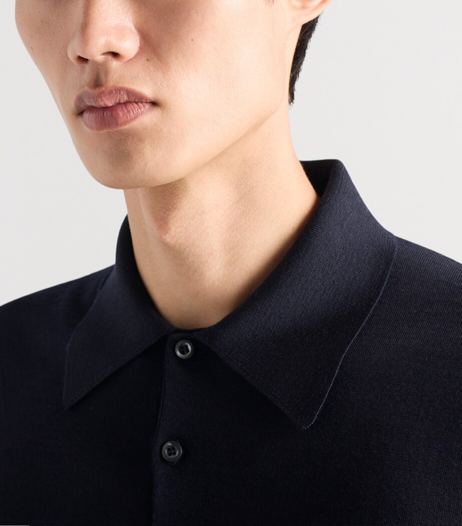 Wool Polo Shirt F0008 Image 3