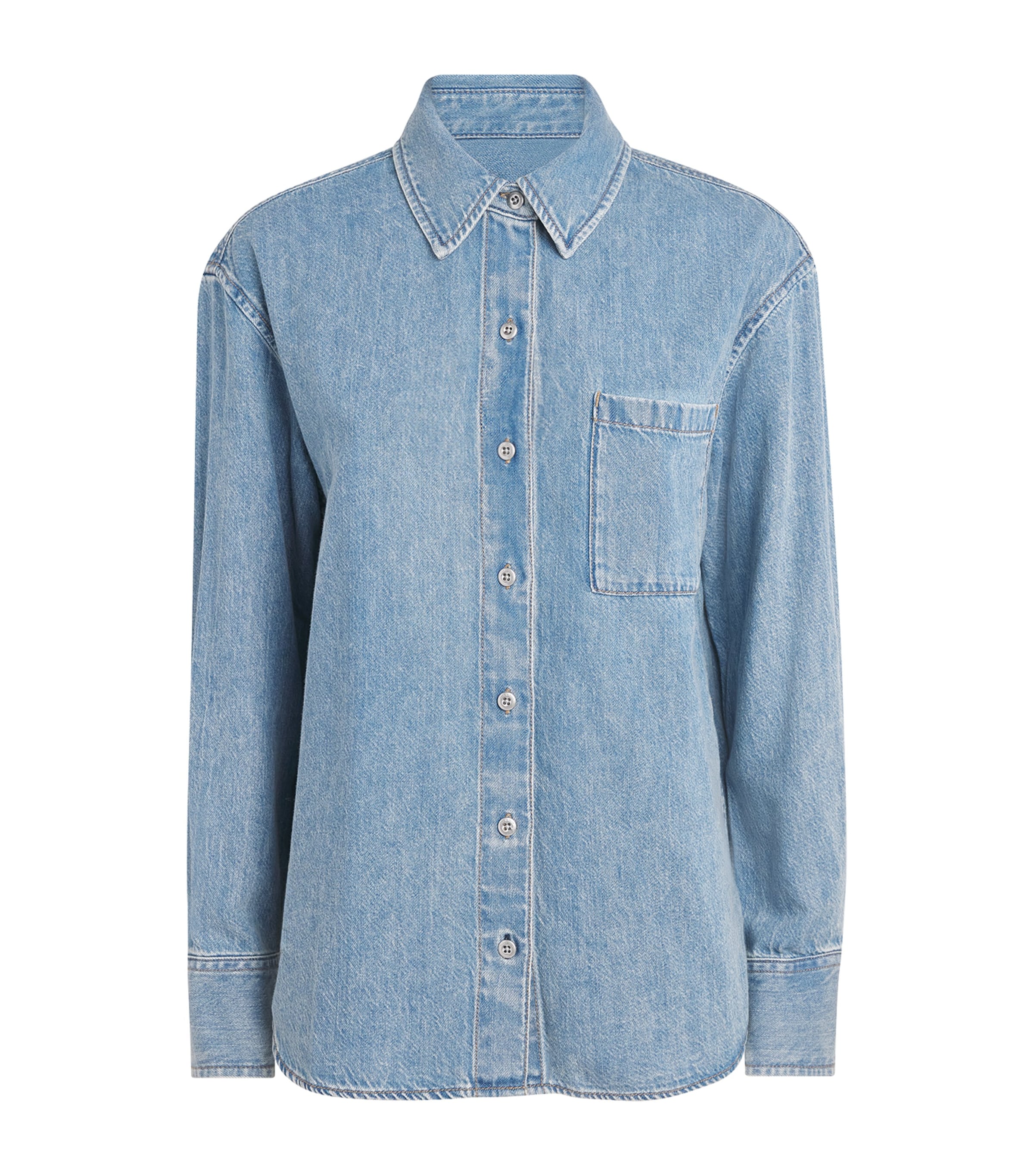 Rag & Bone Womens Connie Denim Shirt Everglade Image 1