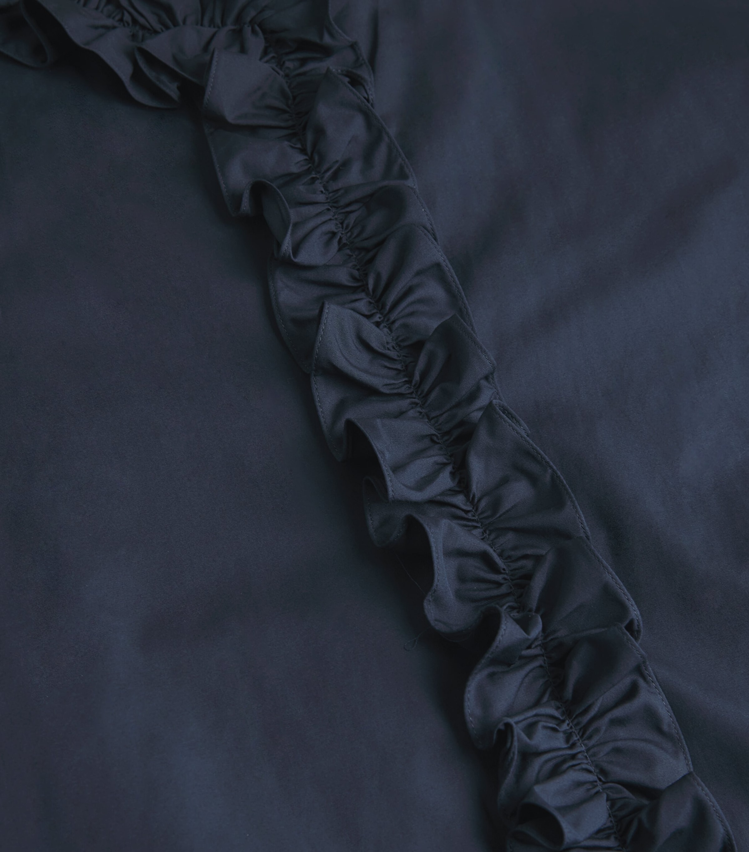 Cotton Ruffle-Detail Shirt ULTRAMARINE Image 5
