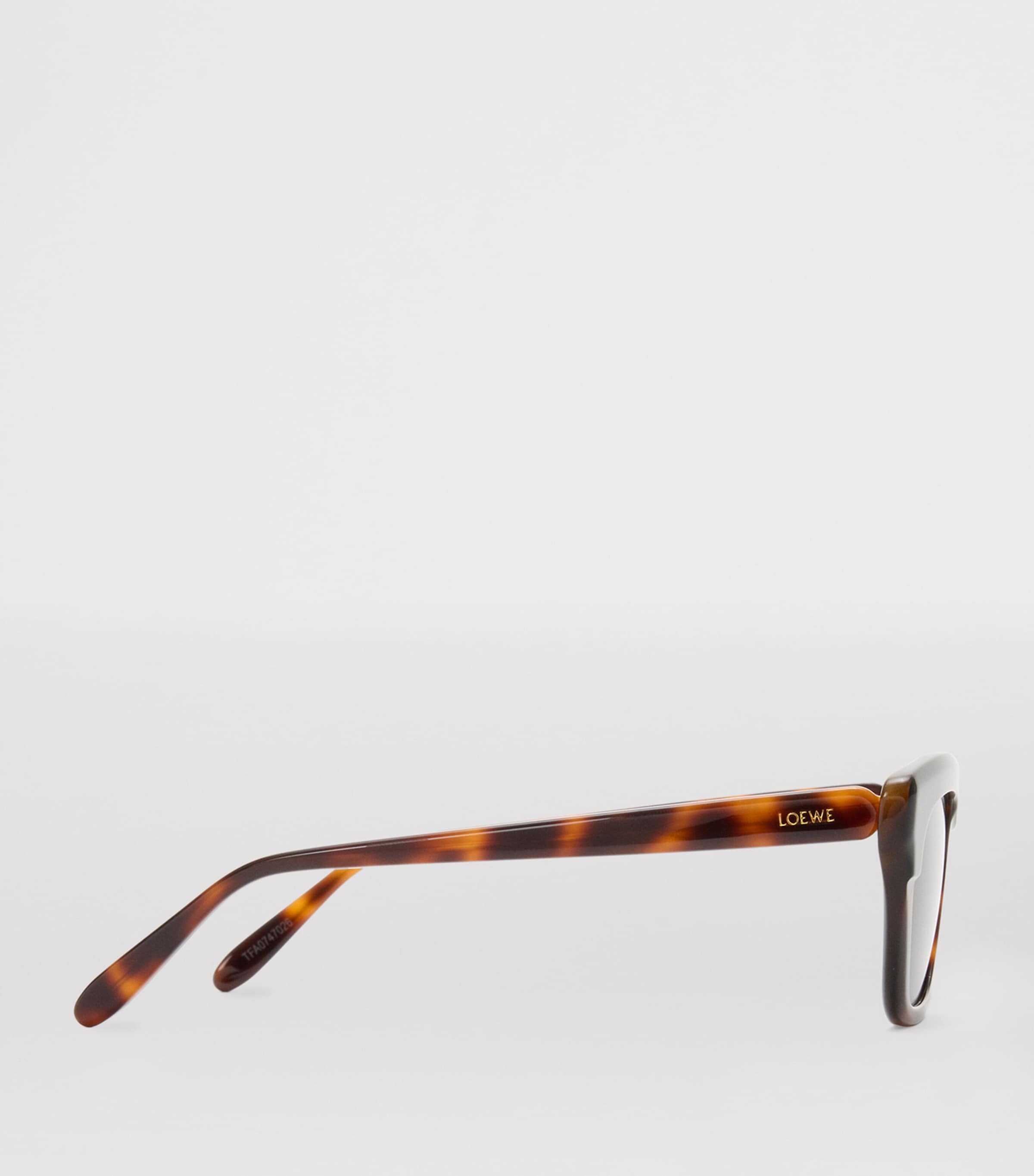LOEWE Acetate Sigma Slim Sunglasses Havana Special Image 3