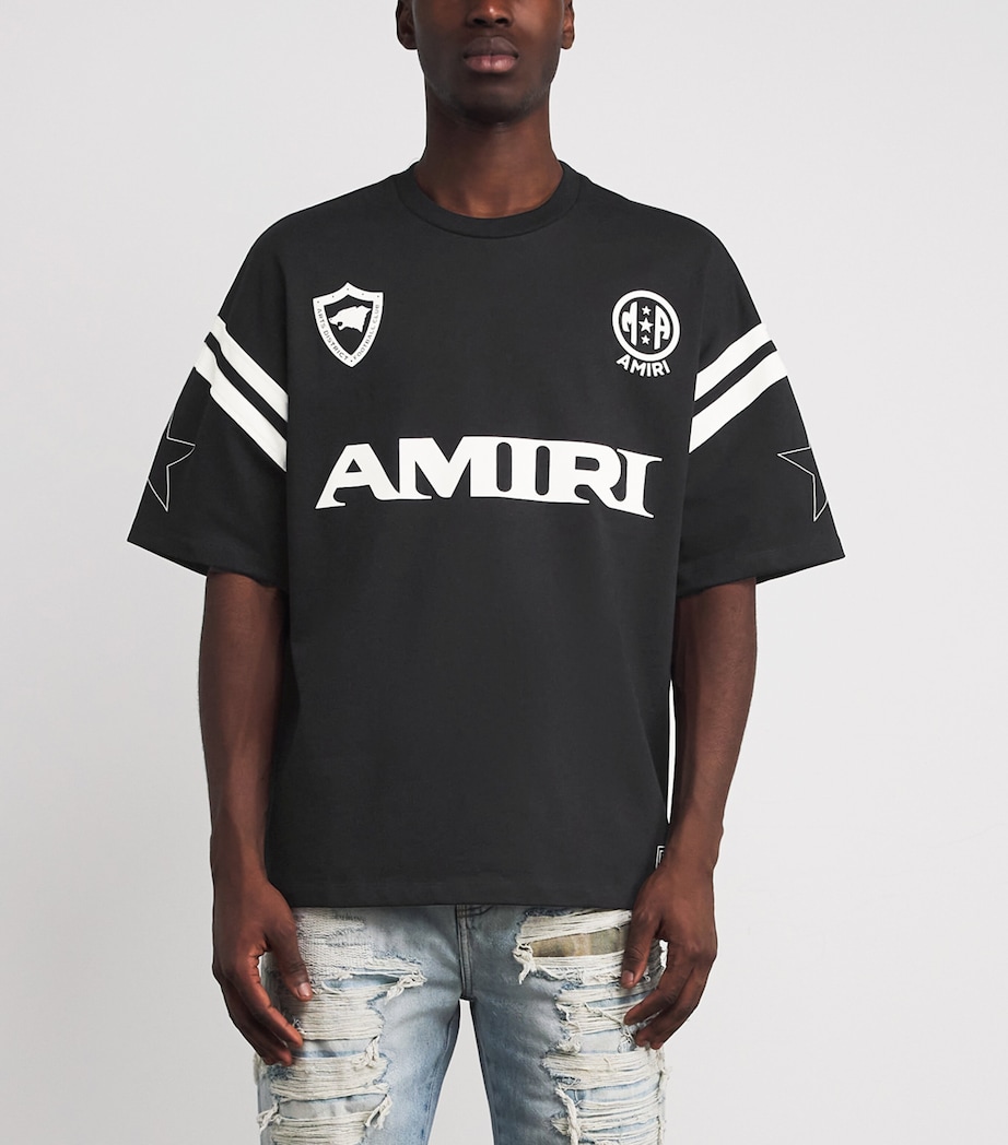 Cotton Sports T-Shirt BLACK Image 3