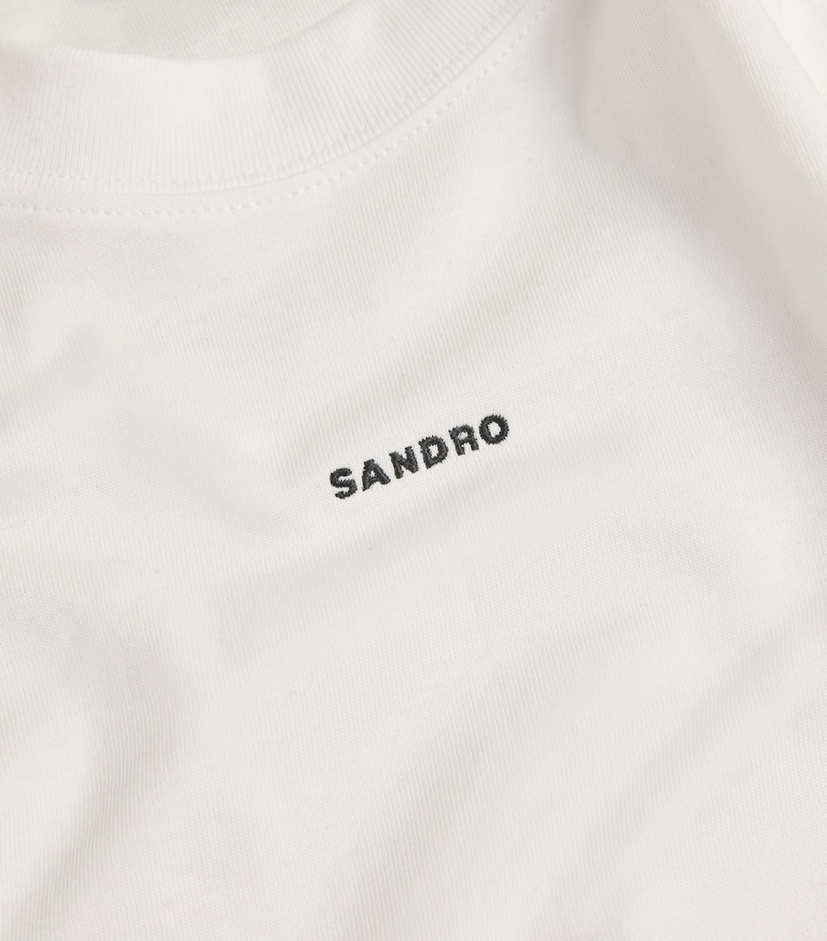 Cotton Logo T-Shirt WHITE Image 5