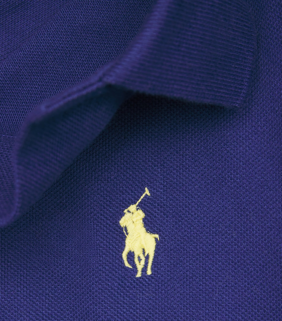Polo Ralph Lauren Mens Cotton Mesh Slim-Fit Polo Shirt Fall Royal Image 5