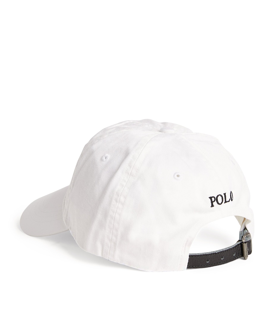 Polo Ralph Lauren Cotton Big Polo Pony Baseball Cap White Image 4