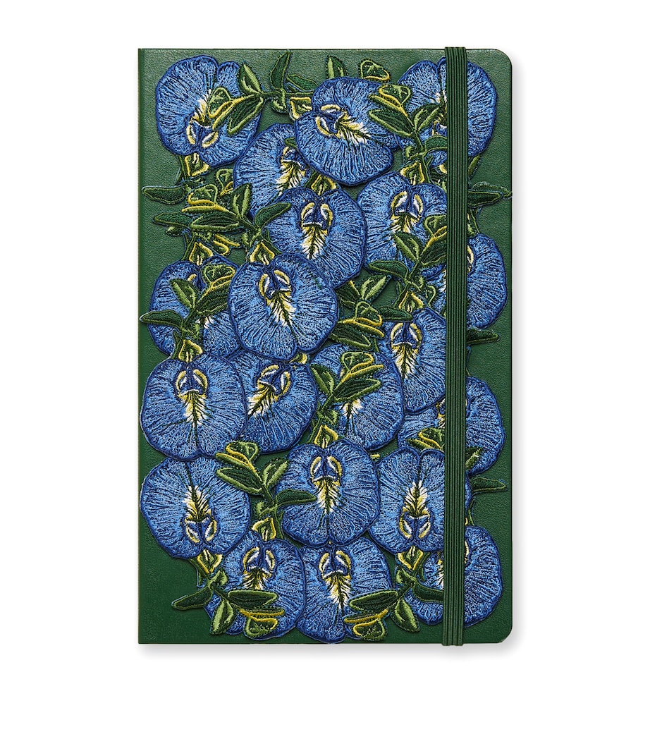 Large Haute Couture Collection Clitoria Blue Notebook MULTI Image 1