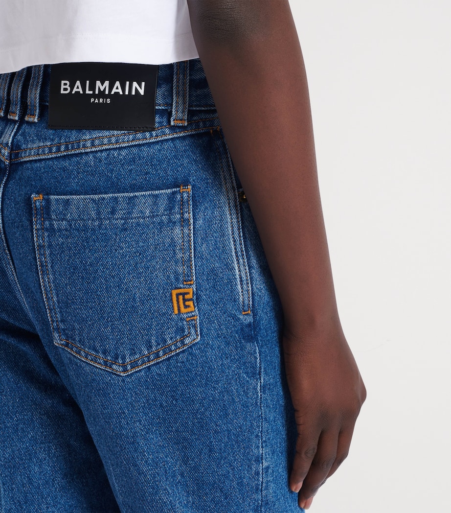 Elongated Straight Jeans 6EX BLEU JEAN FONCE Image 8