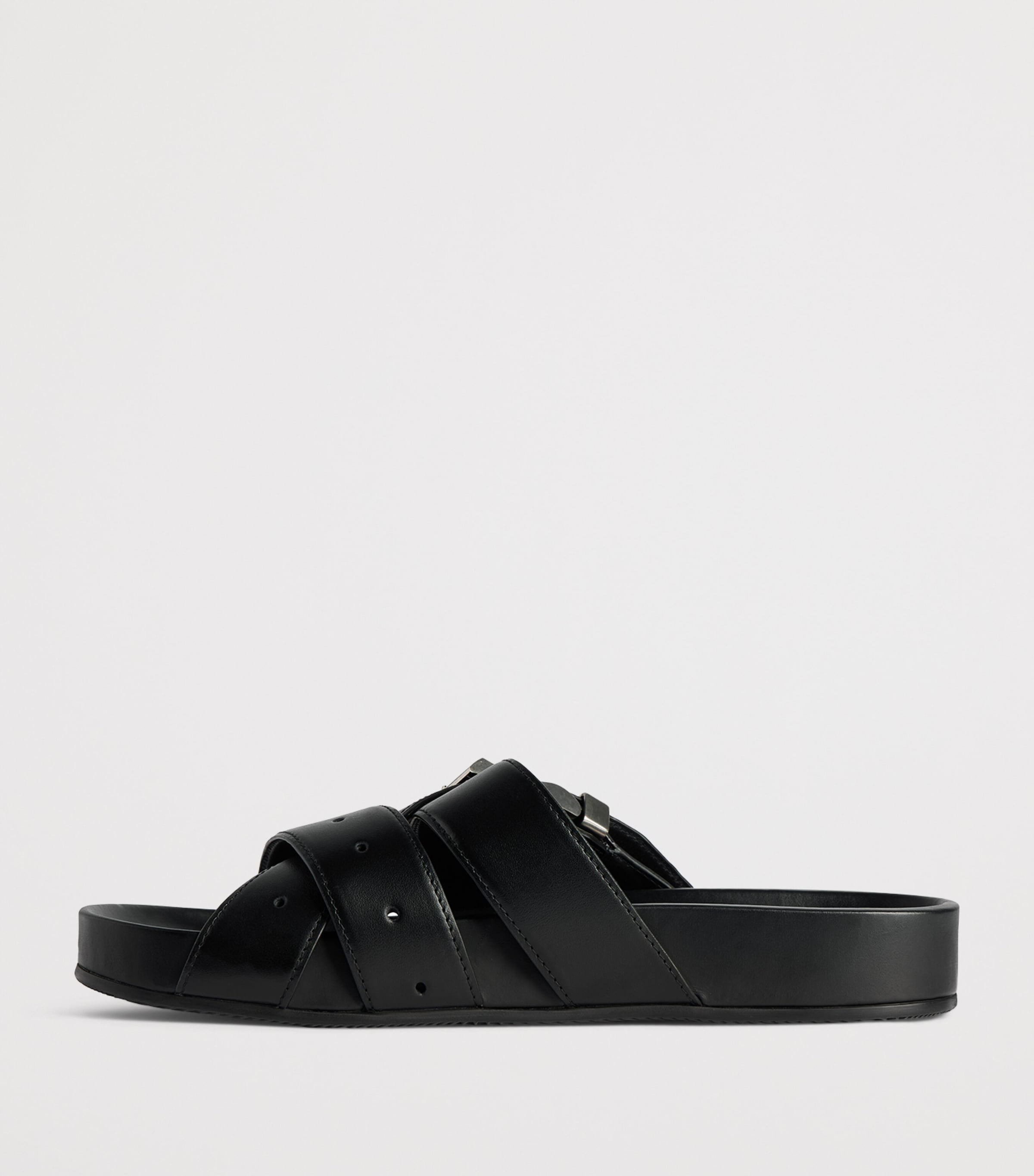 Balenciaga Calfskin Belt Mules Image 6