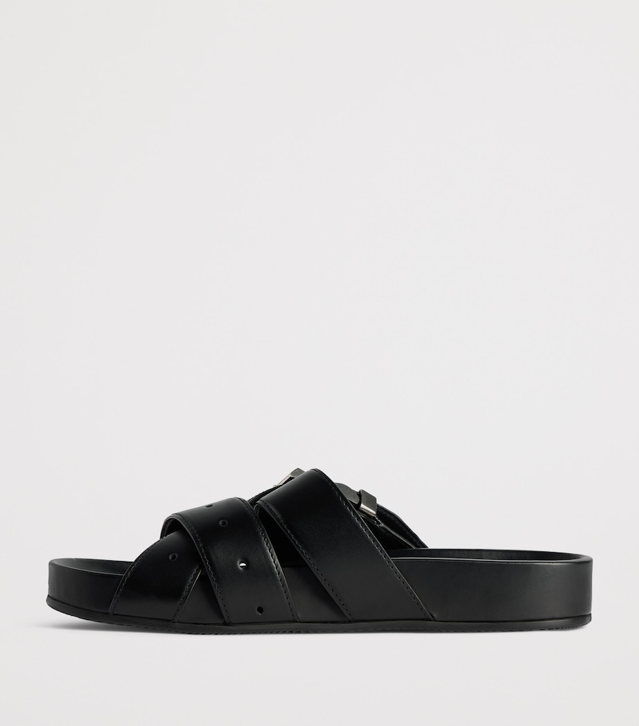 Balenciaga Calfskin Belt Mules Image 6