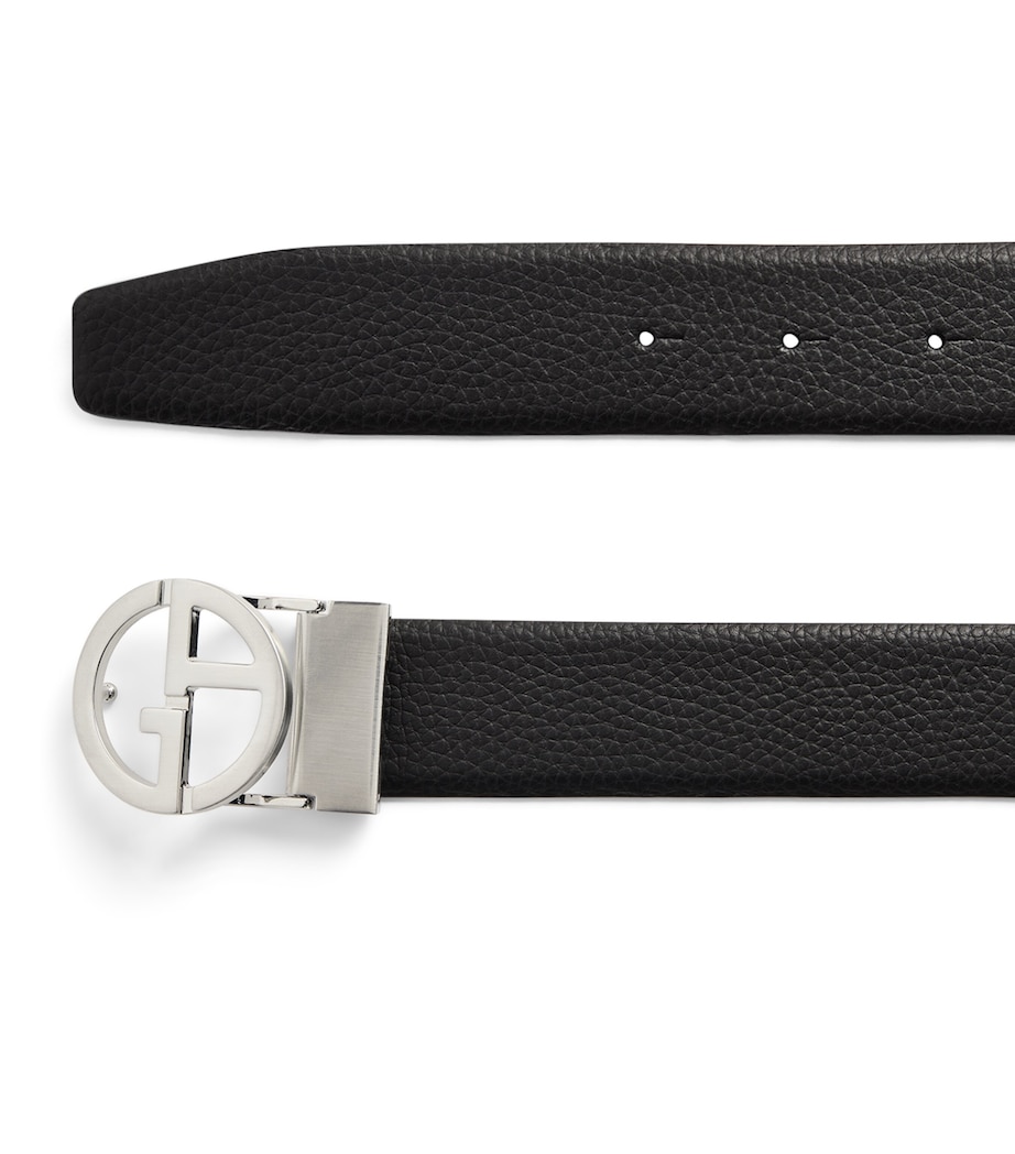 Brushed Palladium-Plated GA Logo Belt Buckle AGP12 Image 2