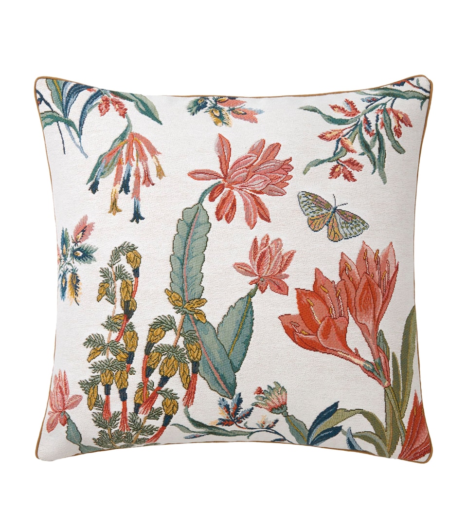 Yves Delorme Ezio Square Cushion Cover (45cm x 45cm) Craie