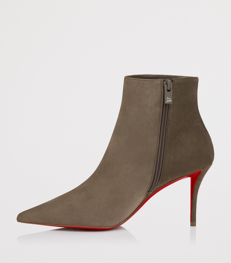 Christian Louboutin Womens Miss Z Booty 80 Suede Boots Image 3