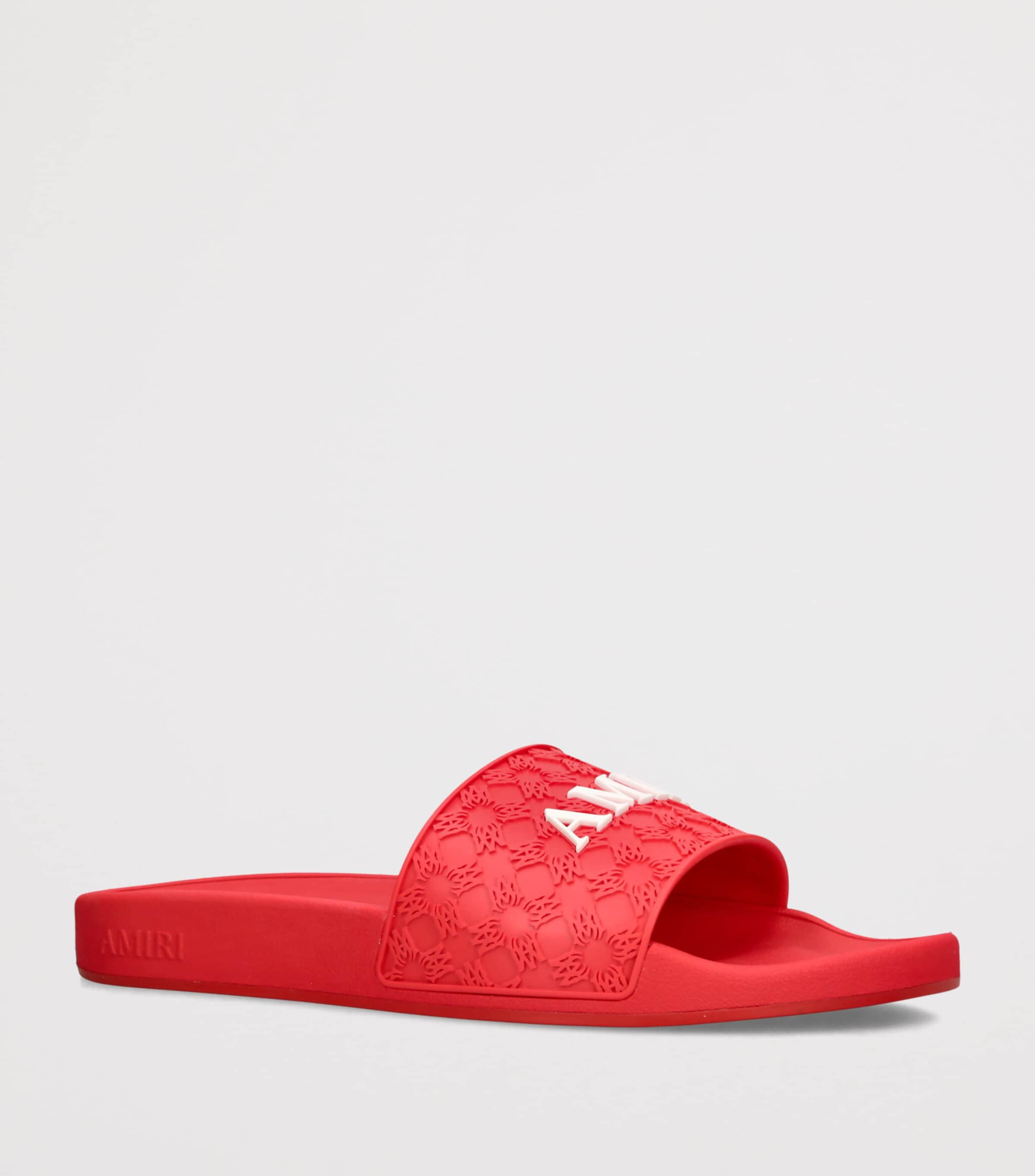 AMIRI MA Quad Pool Slides Red Image 2