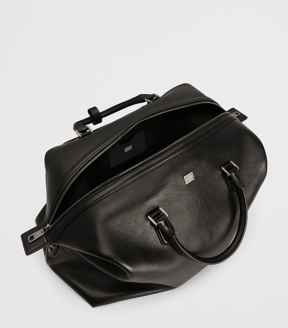 Leather Roma Holdall 80999-BLACK Image 4