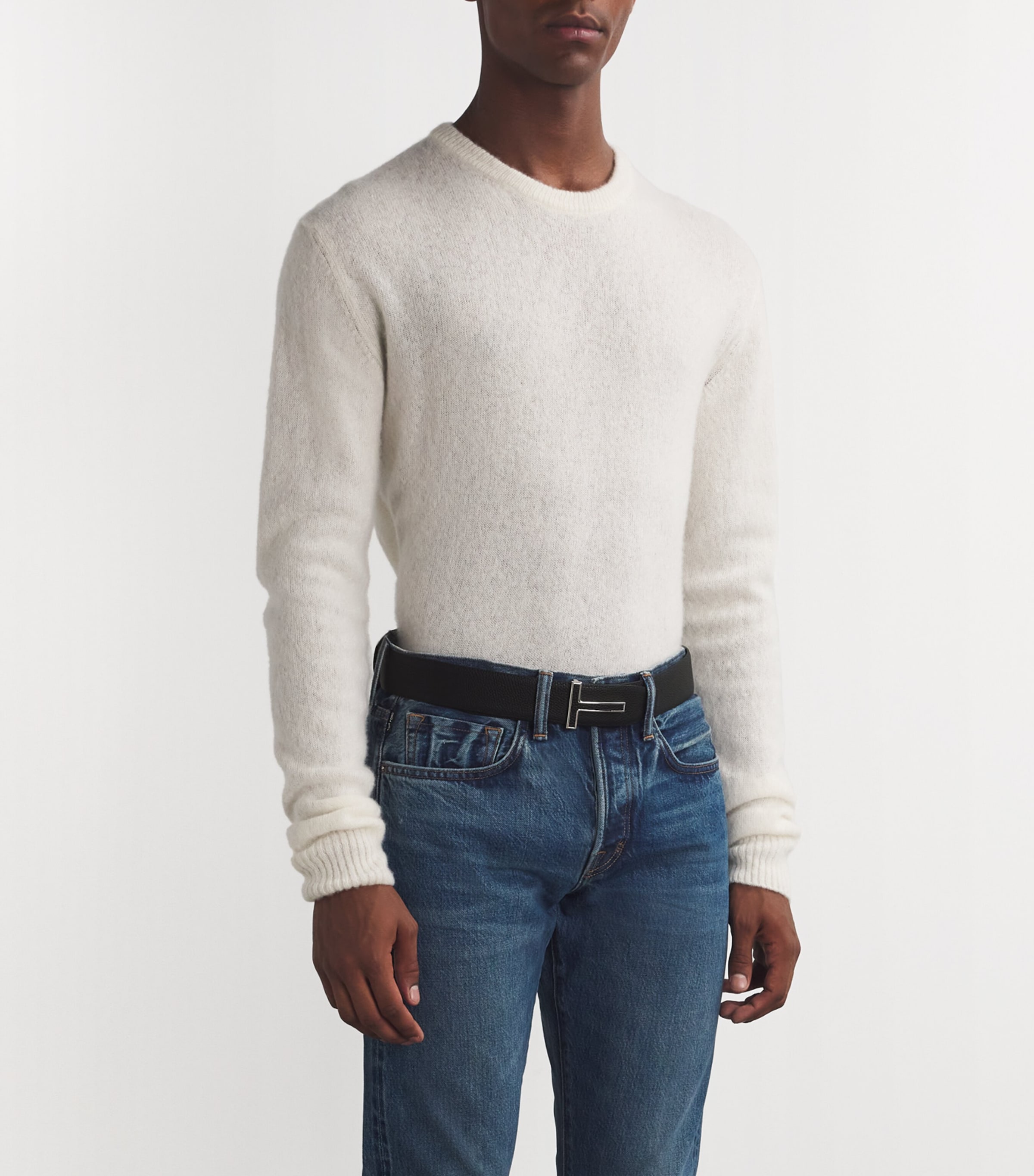 Leather Reversible T Icon Belt 1N001 Image 2