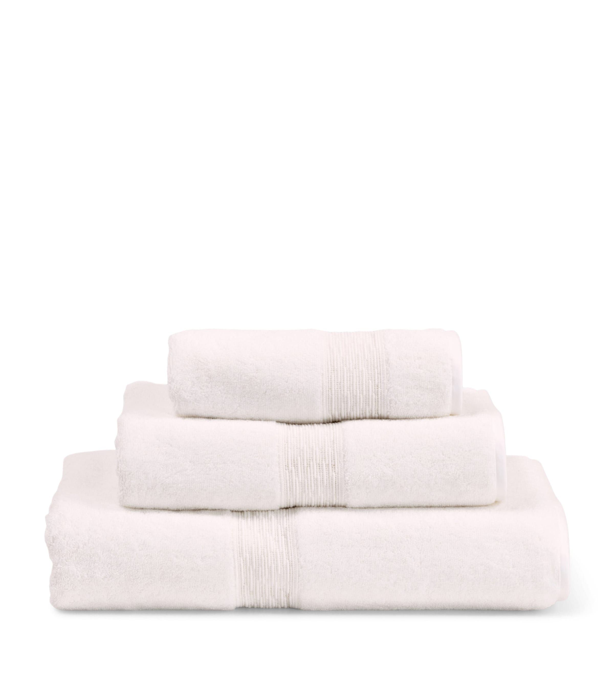 Frette Balance Lace Guest Towel (40cm x 60cm) Milk Image 1