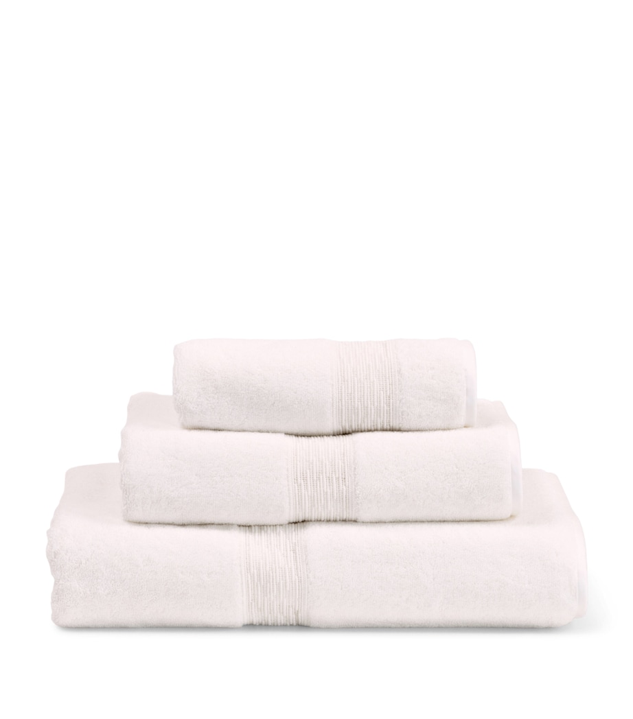 Frette Balance Lace Guest Towel (40cm x 60cm) Milk Image 1