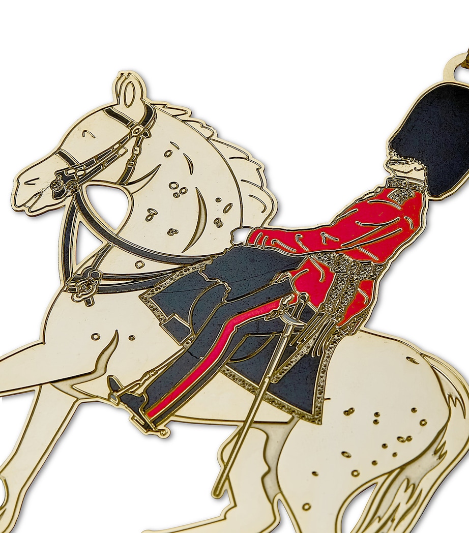 The London Christmas Company Royal Guard Tree Decoration Gold Image 2
