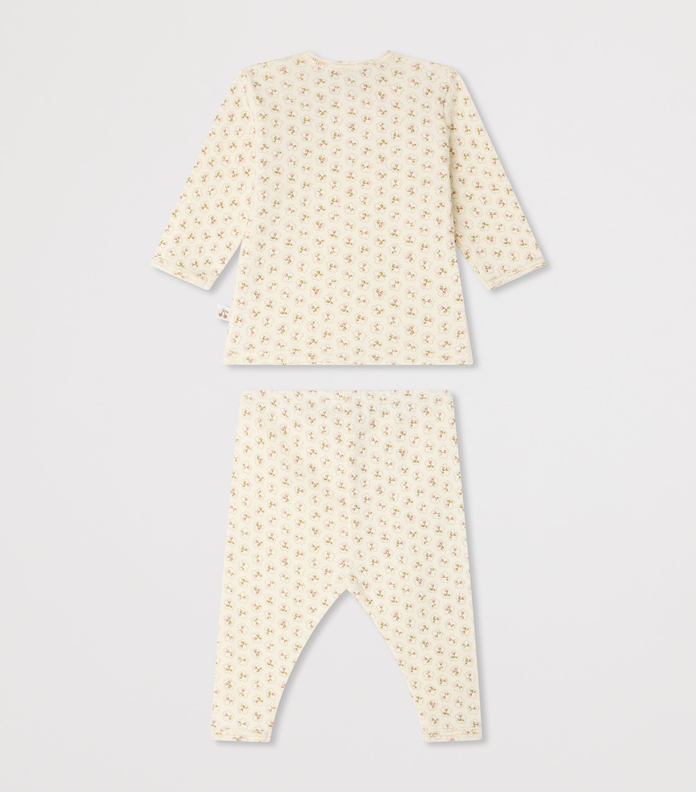 Bonpoint Cotton Floral Top and Leggings Set (1-18 Months) Imp Rose Fane Image 2