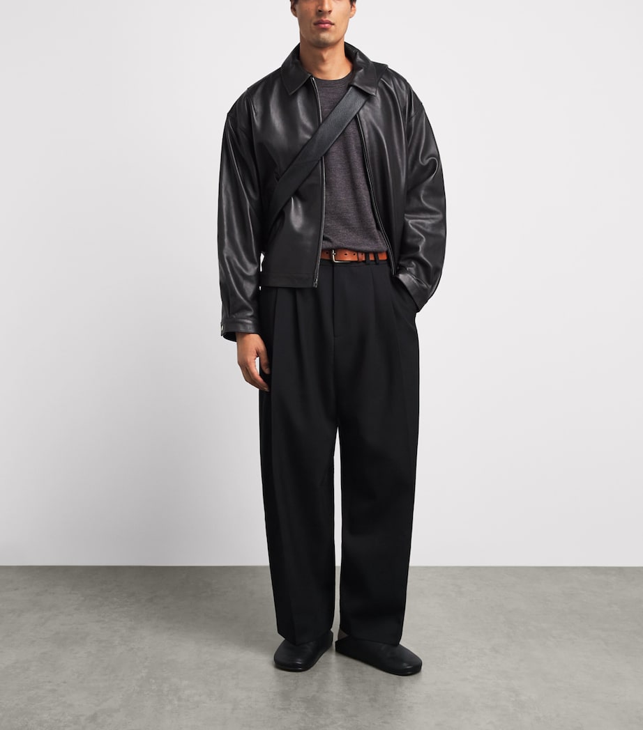 Lemaire Mens Merino Wool Sweater Ecorce Image 2