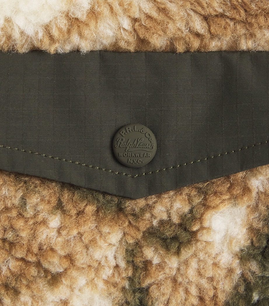 Fleece Mountain Graphic Jacket MULTI Image 5