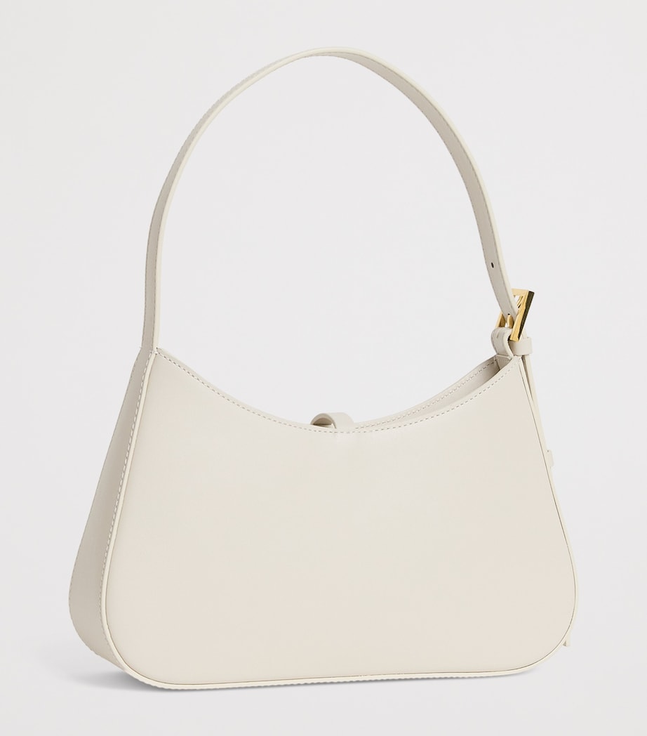 Leather Tokyo Shoulder Bag OFF WHITE Image 3