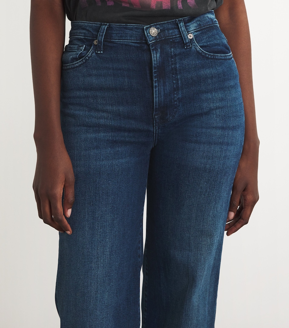 Modern Dojo Soho Flared Jeans DARK BLUE Image 6