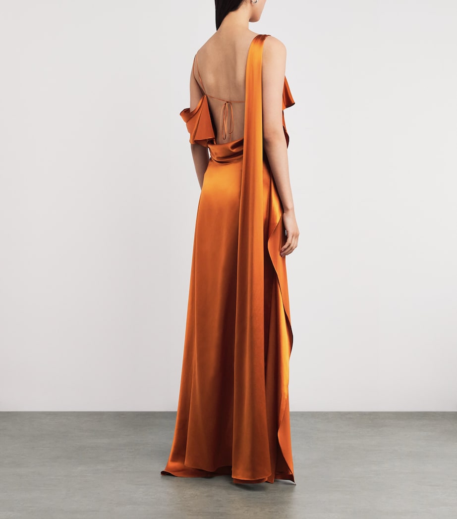 Silk Lysa Gown CINNAMON Image 3