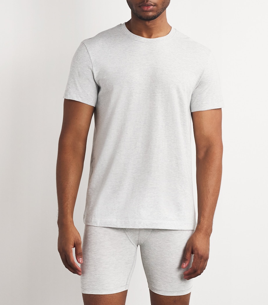 Cotton T-Shirt LIGHT HEATHER GREY Image 2